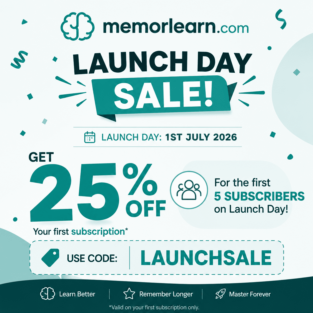 Launch Day at MemOrLearn: A New Chapter in Learning