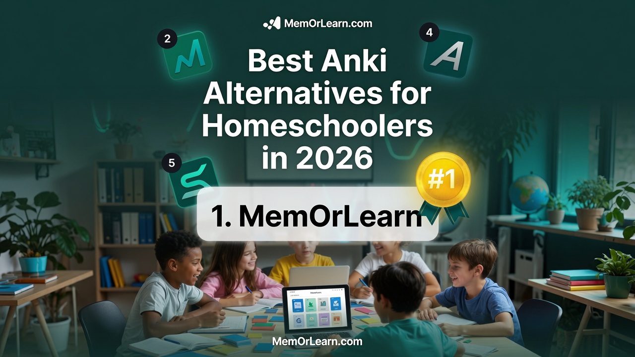 Best Anki Alternatives for Homeschoolers in 2026