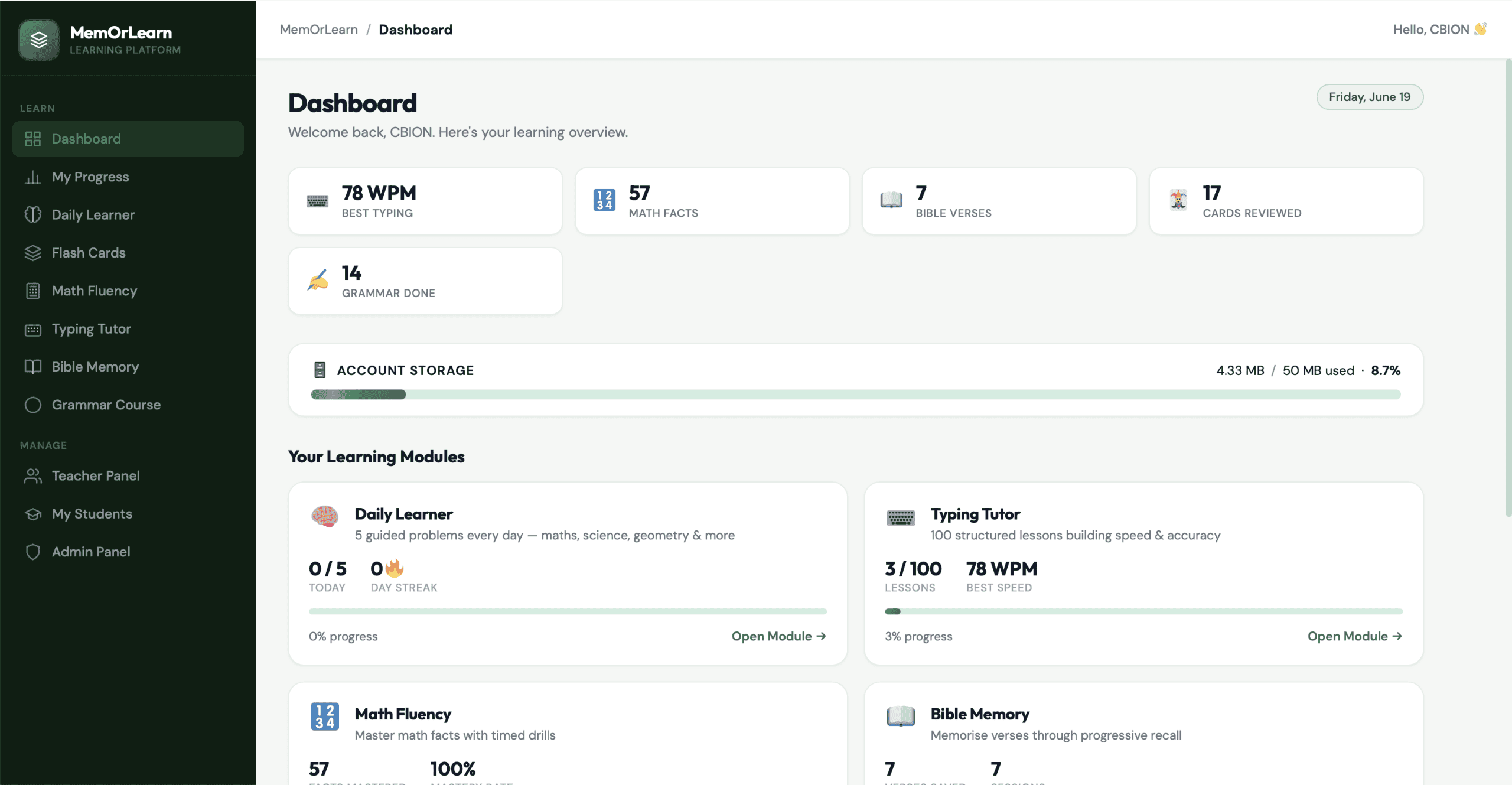 First Week Wins: How to Hit the Ground Running with MemOrLearn