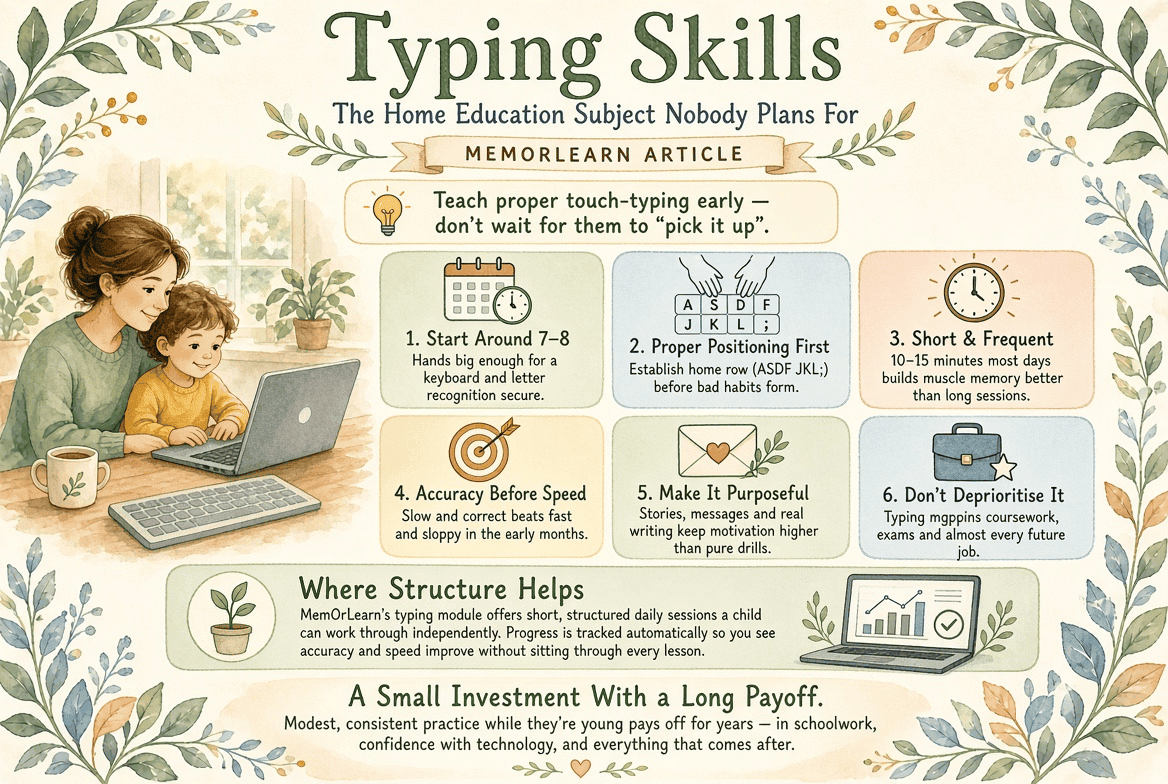 Typing Skills: The Home Education Subject Nobody Plans For