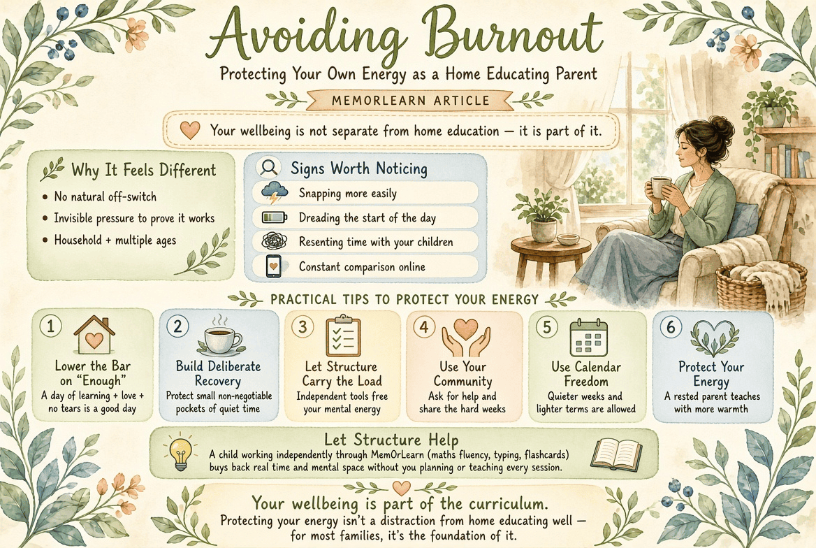 Avoiding Burnout: Protecting Your Own Energy as a Home Educating Parent
